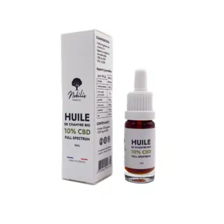 Huiles 10% Full Spectrum CBD Flacon 10 ml Nobilis