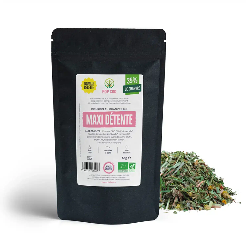TISANE CBD BIO MAXI DETENTE 60g
